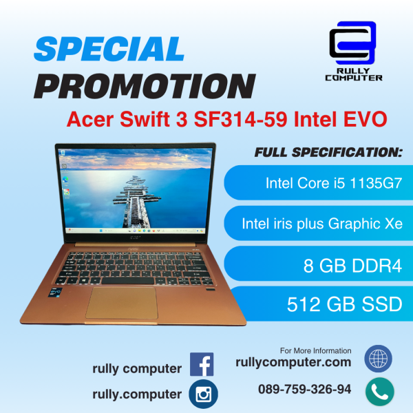 Acer Swift 3 SF314-59 Intel Evo Edition